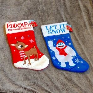 Rudolph Stocking Set